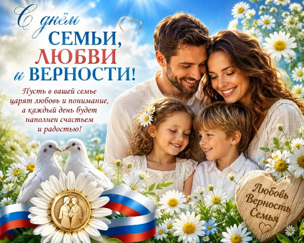 С Днем семьи, любви и верности!